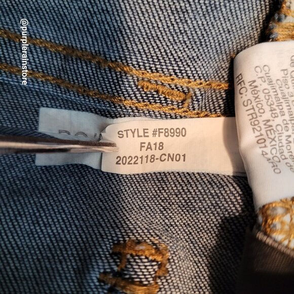 Madewell Jeans Size 28 Skinny 9" High Rise Tummy Control Larkspur Wash F8990 - Picture 7 of 13